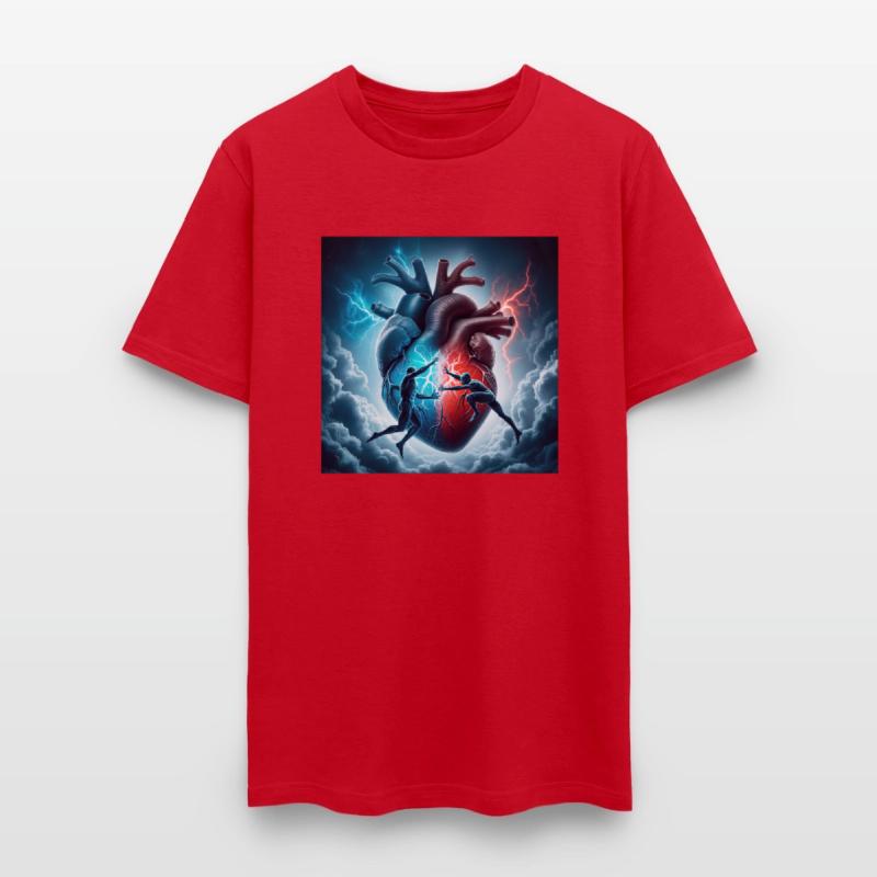 "Battle of Good and Evil Within a Heart"