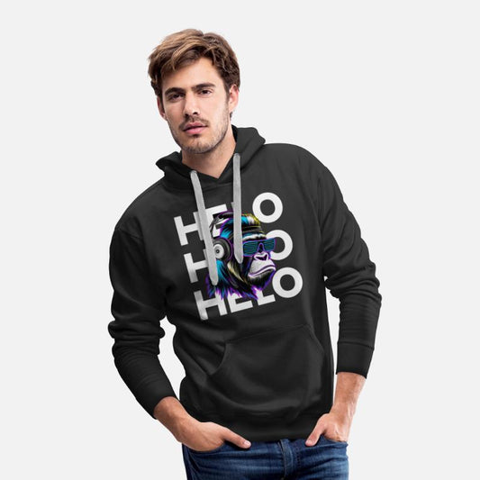 "Hello with gorillas"